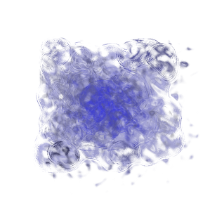 Blue splotch